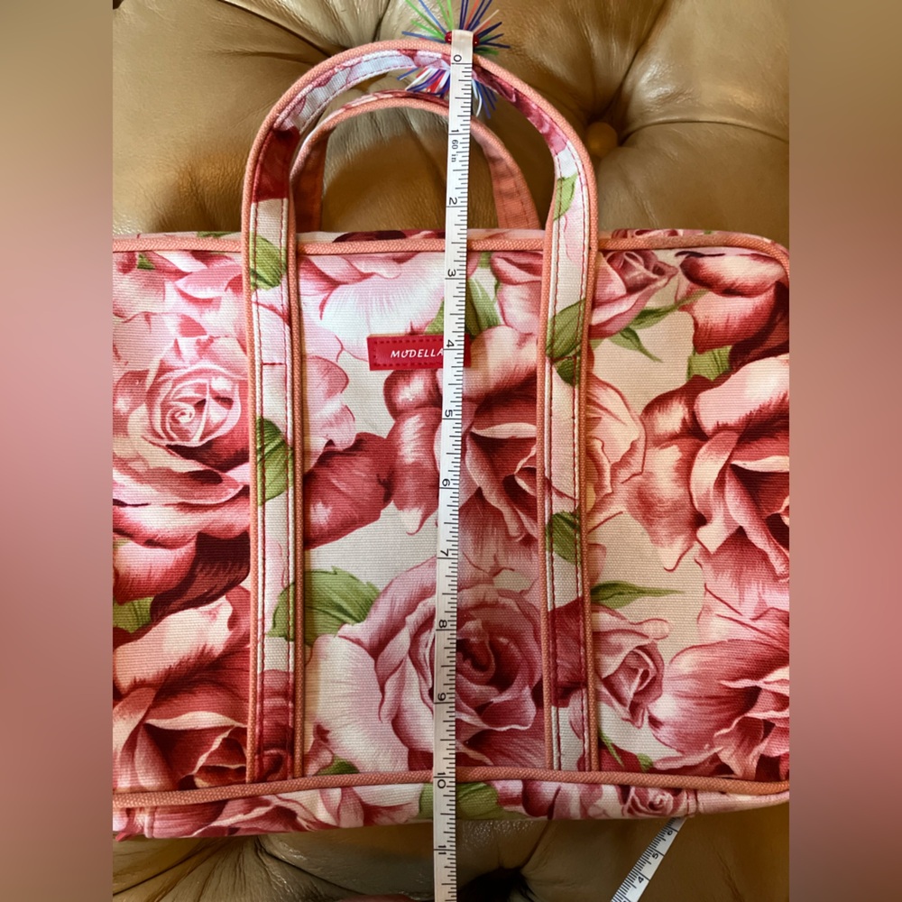 Floral Pink Cosmetic Travel Bag - Picture 5 of 6